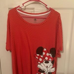 Red Minnie Mouse Polka Dot Shirt